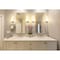 Z-Lite Soledad Wall Sconce, 1-Light, 4.5 In.W x 6 In.L x 7.5 In.H, Brushed Nickel/White 485-1S-BN - alternate 5